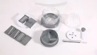 Commercial Chef CH1513 Spiral Slicer and Grater - Assembly & Use