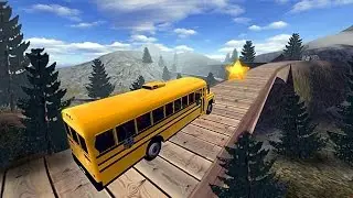 School Bus Driver Hill Climb - Android Gameplay HD