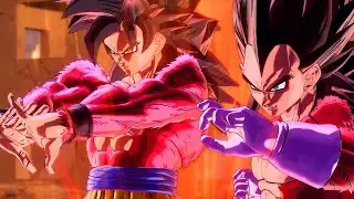 SSJ4 GOKU & VEGETA Double Trouble TEAM Up To RAID Xenoverse 2 Survivors - Dragon Ball