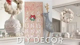 DIY Christmas Decorations on a Budget 2018 | DIY Christmas Wreath & Room Decor Ideas with Aldi [ad]