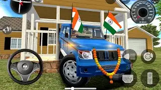 New Indian Cars: Mahindra Bolero Driving in Village Gadi Wala Game - Car Game Android Gameplay