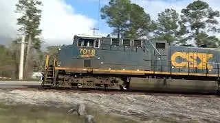 CSX 7018 Leads i026 at Callahan 