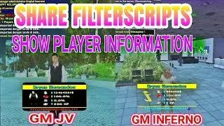 SHARE FILTERSCRIPTS SAMP SHOW PLAYER INFORMATION COCOK UNTUK NAMBAH FITUR SERVER SAMP