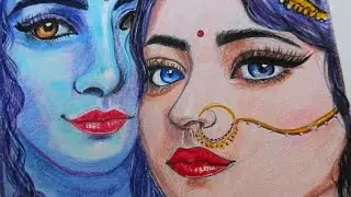 How To Draw RadhaKrishna (Realistic Tutorial)