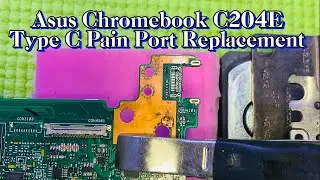 Asus Chromebook C204E type C port replacement #rcelectronicsrepair #asus #chromebook #laptop #repair