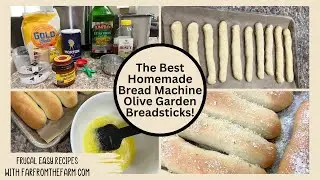 The Best Bread Machine Olive Garden Copycat Breadsticks Recipe!
