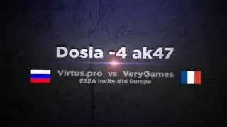 Virtus.pro Dosia vs VeryGames @ ESEA Invite #14 Europe