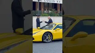 Millionnaire arrive Hotel de ParisMonte-Carlo#monaco#supercars#luxury#ferrari#luxurylifestyle#shorts