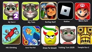 Мой Том 2, Моя Анджела, Minecraft, Roblox, Скалолазание, Temple Run 2, Surbay Surf, POU|Игры|США|...
