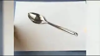 drawing spoon, coco cola, rubix cube, omlette