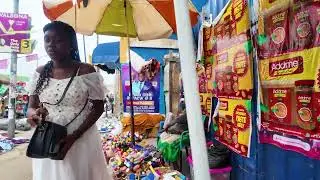 KUMASI beautiful Africa City Street Market Ghana Accra