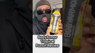 BodyArmor Tropical Punch Review #bodyarmor #sportsdrink #hydration #tastetest #shorts