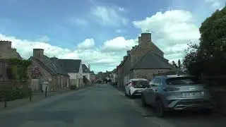 Driving On D11 From Croajou 22420 Le Vieux-Marché Through 22300 Ploubezre To 22300 Lannion France