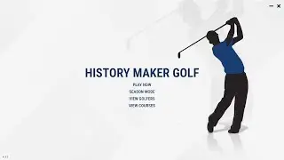 History Maker Golf Companion App - Adding Golfers