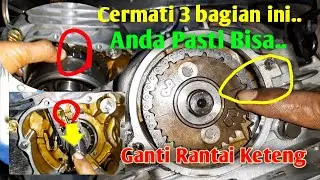 Cara Pasang Rantai Keteng megapro//Ganti Rantai Keteng megapro Primus