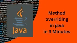 method overriding in java |method overriding |method overloading and overriding in java |java