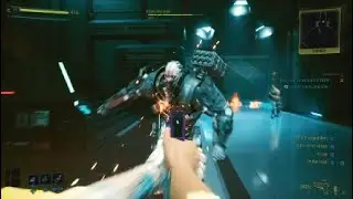 Adam Smasher 2.0, but I Really Want to Stay at Your House plays in the background