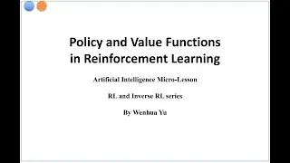 Policy value functions in reinforcement learning