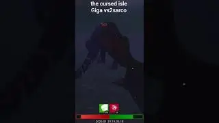 the cursed isle giga Vs 2 sarco #pvp