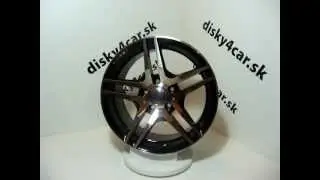 Hlin&iacute;kov&eacute; disky, alu disky, elektrony M197 black