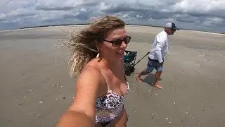 Beach Treasures on a SC Beach After Hurricane Debby... No Shell Left Behind