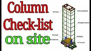 Column checklist on site ! Column formwork checklist
