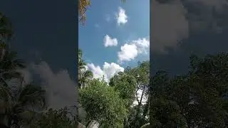 Beautiful Sun Blue Sky Clouds | My original video #shorts #clouds #nature #relaxing #bluesky