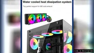 Power train DreamLand Sea view room without columns pure white desktop ATX host 360 water cooling co