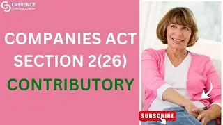 Companies Act,2013 Section 2(26) Contributory #Contributory