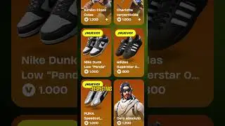 Nuevos calzados en la tienda, Puma, Adidas y Nike en Fortnite #fortnite #fortniteespanol