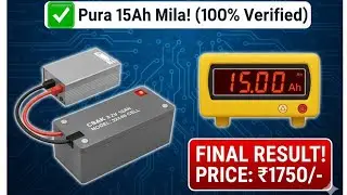​12V 15Ah Battery LIVE Capacity Test! 🔥 VIPPO TECH Ka Asli Result Revealed