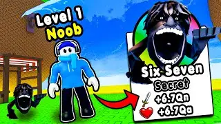 Starting Over as NOOB with OP SECRET in Escape Tsunami For Memes! (Roblox)