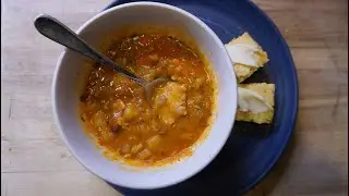 Manhattan Clam Chowder with the Last of the Tomatoes