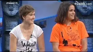 El Conquistador del Fin del Mundo - Diana, Sarai visitan el plató
