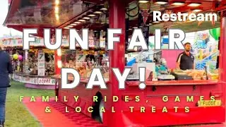 Fun Fair Day! 🎡 Family Rides, Games & Local Treats | LIVE from Our Small Town