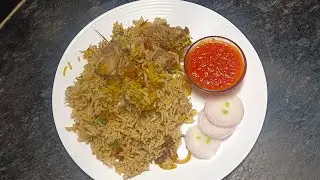 Easy & Tasty Hyderabadi Chicken Pulao recipe😋