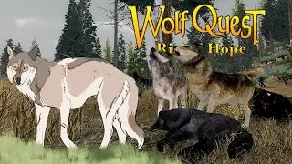 The Snowberry Pack's First Hunts🐺❄️Wolf Quest: Rising Hope #24 (Snowberry Pack)