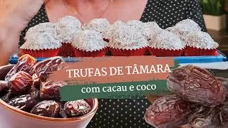 Como fazer surpreendentes trufas de t&acirc;maras com cacau
