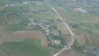 Landing at Clark International Airport in Mabalacat, Philippines