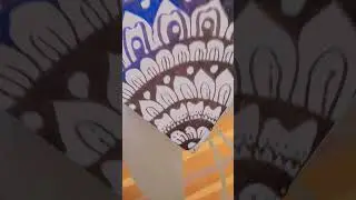 make your ideas and draw a mandala art 🎨🎭🎨🎭