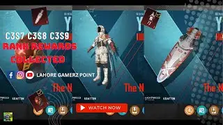 C3S7 C3S8 C3S9 RANK REWARDS COLLECTED |PUBG MOBILE @lahoregamerzpoint @Shandygamingyt