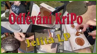 Vitorio - Odlévání KriPo známky z cínu.