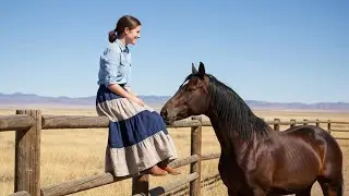 She Couldn’t Ride Again… Until a Wild Stallion Risked Everything to Save Her | Emotional Wild West