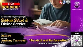 Aylesbury SDAC || Sabbath Service|| 29/11/25