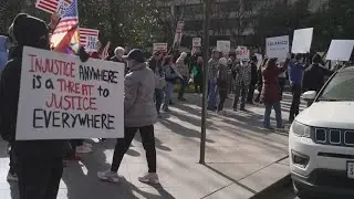 North Texas residents participate in 'Free America Walkout Protests'