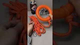 Extension switch & Nylon rope life-saving bracelet that floats on water. #anti-drowning life