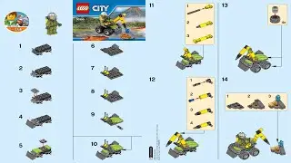 LEGO instructions - City - Volcano Explorers - 30350 - Volcano Jackhammer