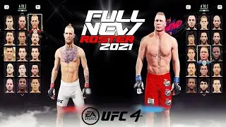 UFC 4 - ALL NEW ROSTER 2021 | Ratings, Fighter Visuals & More (Mixed #1)