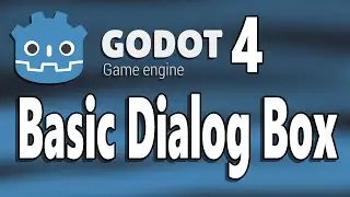 How to make a Basic Dialog Box with functions in Godot 4 Tutorial