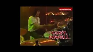 Cozy Powell (R.I.P.): The Legendary Fast Quads around the Set...#cozypowell   #drummerworld